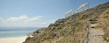 Fortune island with piece of beach in nasugbu batangas philippines