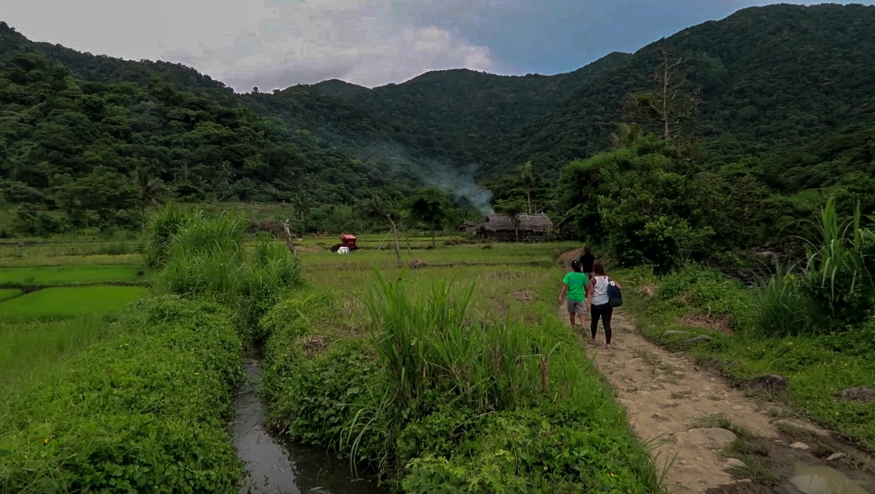 farmland near kabigan falls in pagudpud ilocos norte philippines