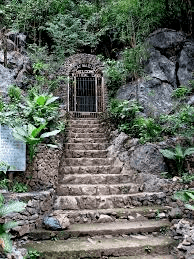 Mystical cave entrance