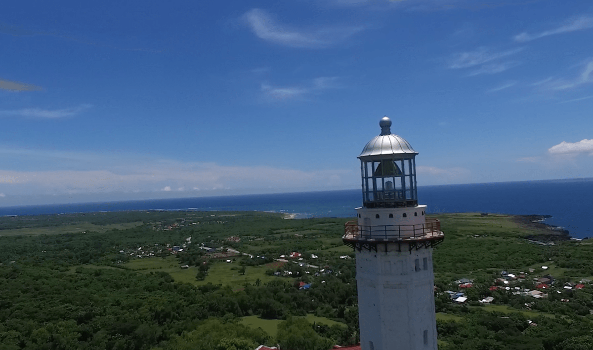 Cape Bojeador Lighthouse in Pagudpud, Ilocos Norte, Philippines.