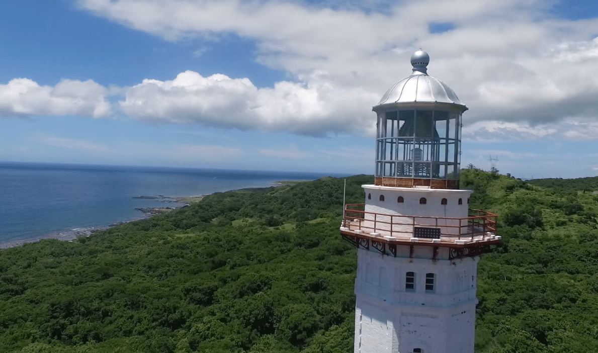 Cape Bojeador Lighthouse in Pagudpud, Ilocos Norte, Philippines.