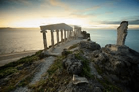 Fortune Island greek acropolis structure in batangas philippines