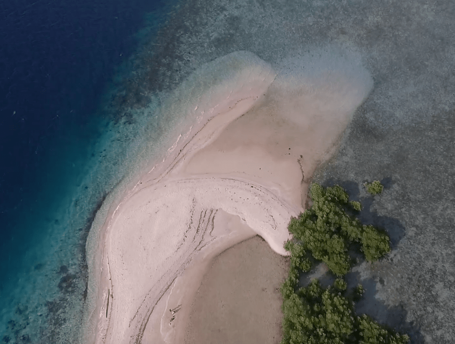 Starfish island from the sky, honda bay tour palawan