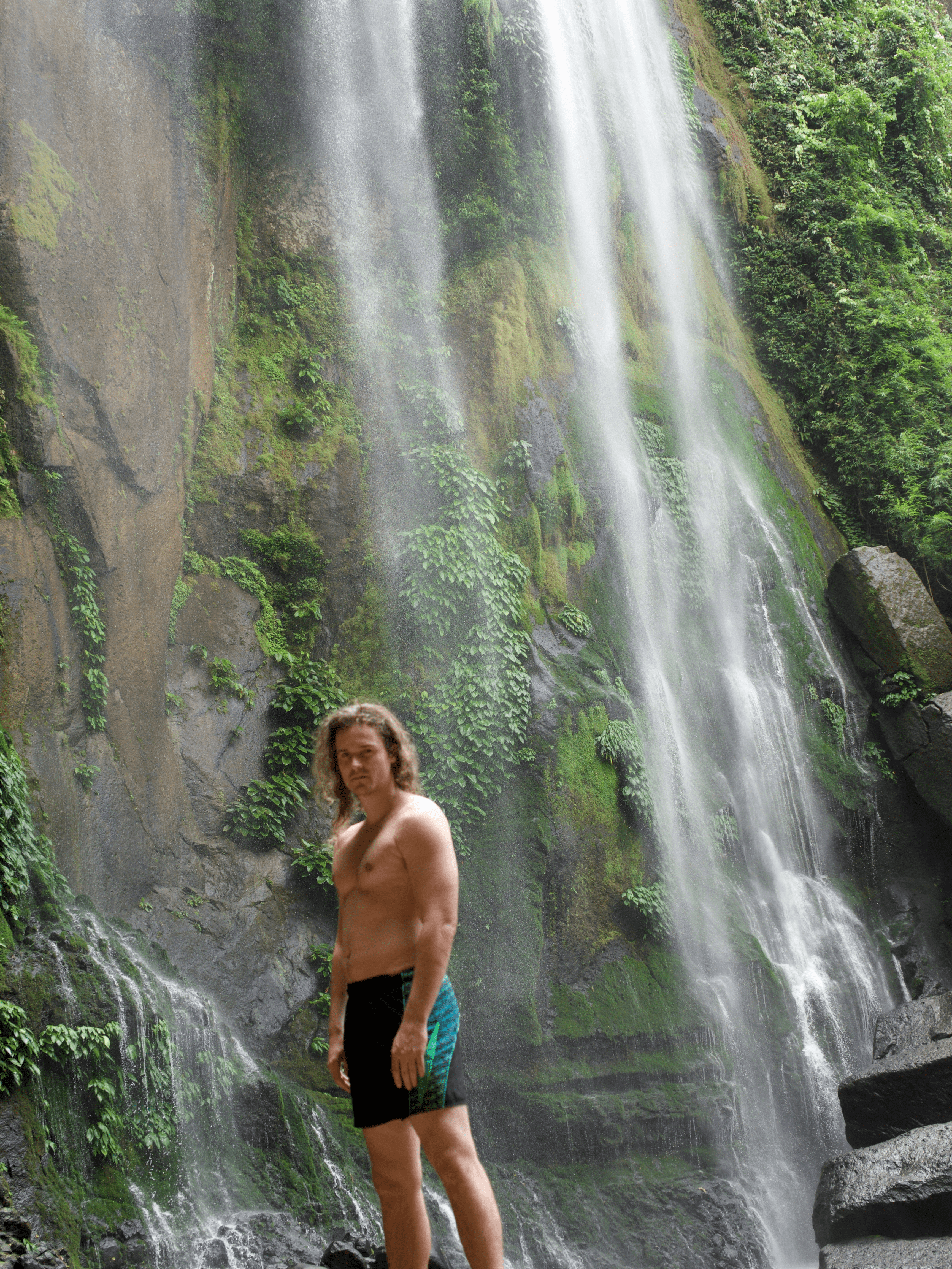 LennyThroughParadise in from of the hulugan falls laguna philippines