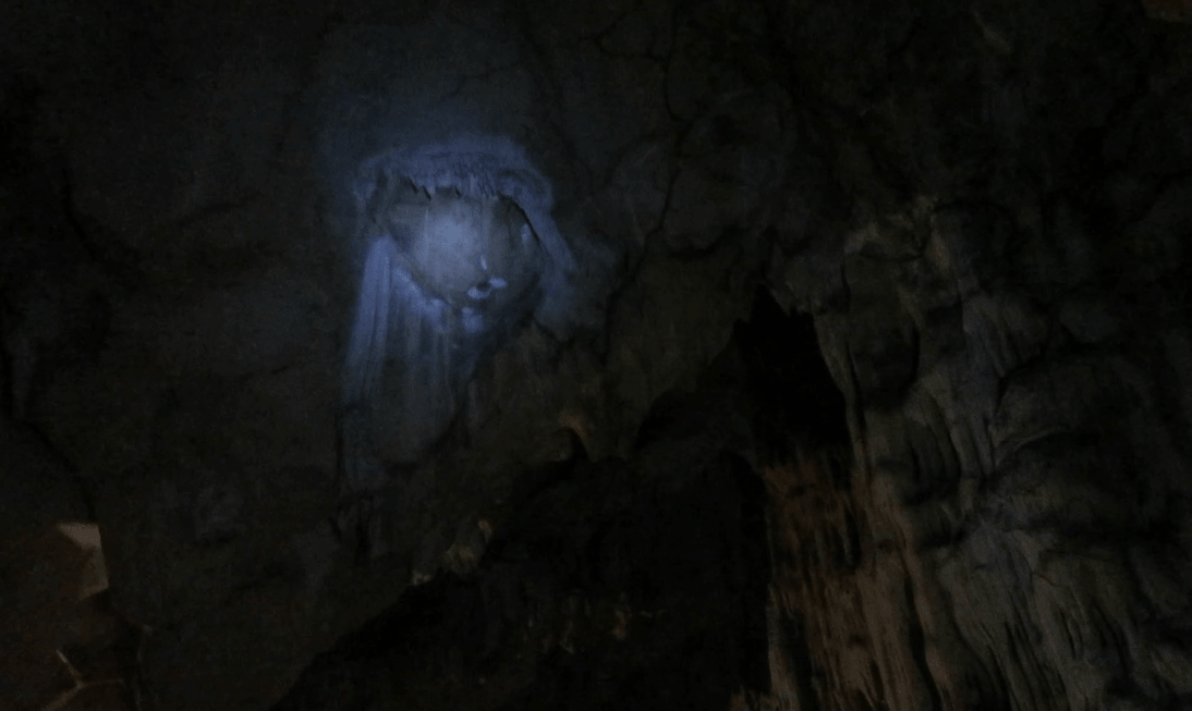 head of jesus christ in mystical cave